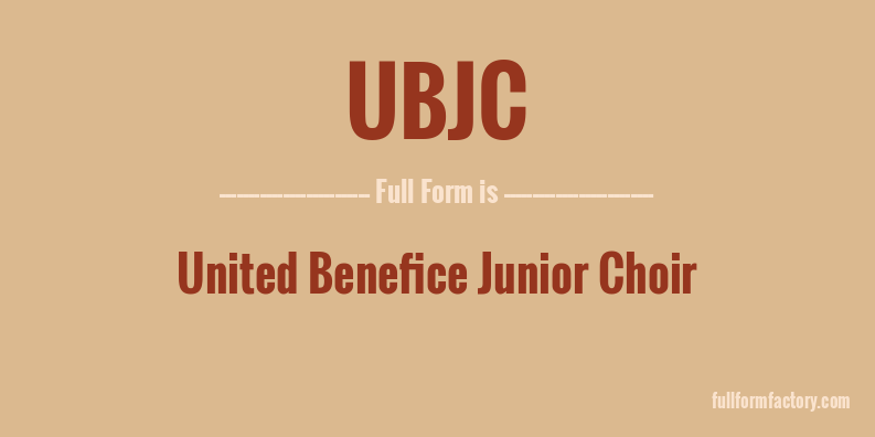 ubjc-full-form
