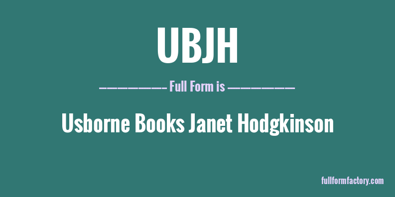 ubjh-full-form