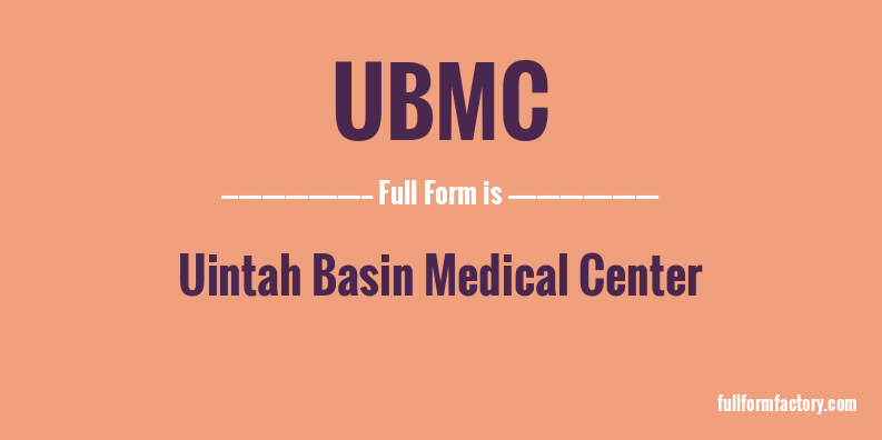 ubmc-full-form