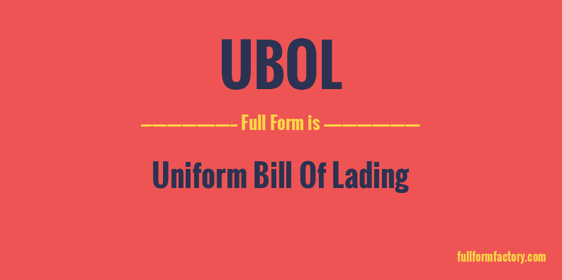 ubol-full-form