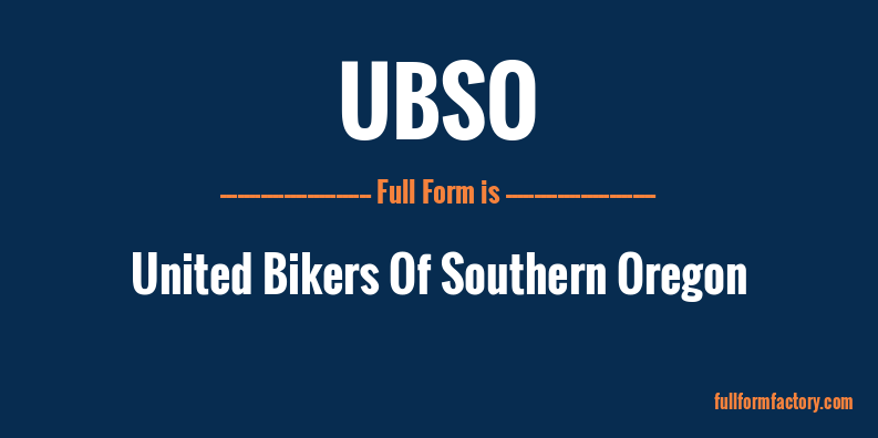 ubso-full-form