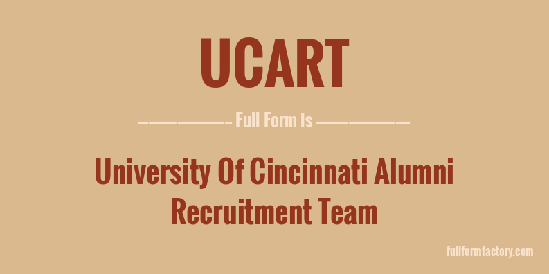 ucart-full-form