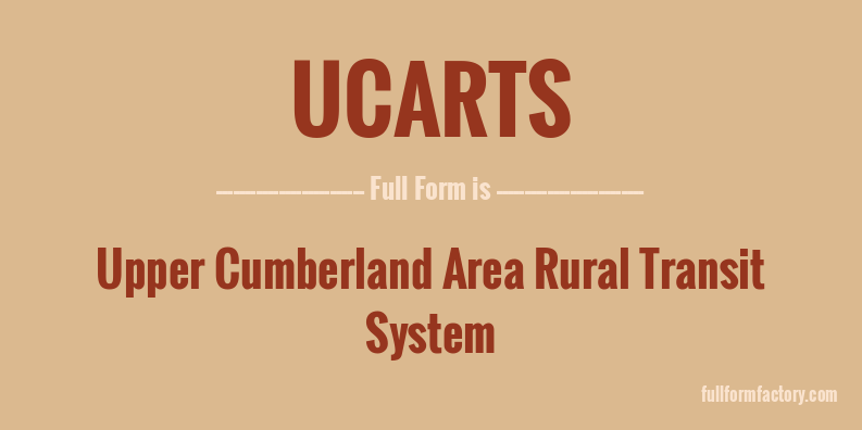 ucarts-full-form