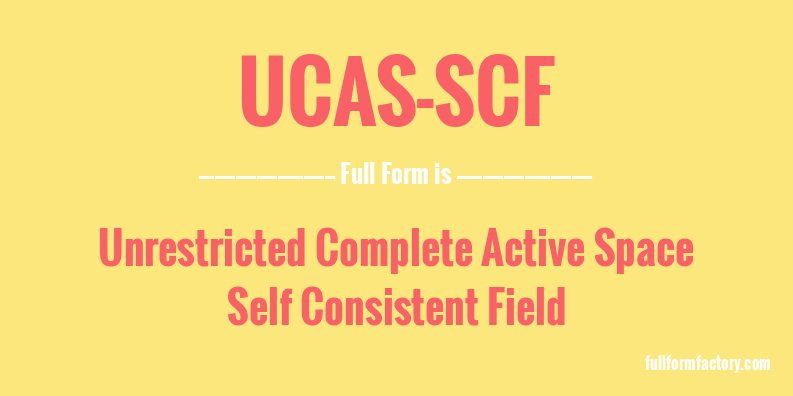 ucas-scf-full-form
