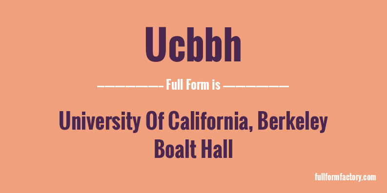 ucbbh-full-form
