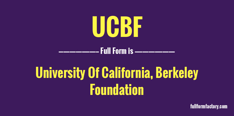 ucbf-full-form