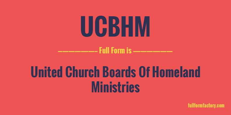 ucbhm-full-form