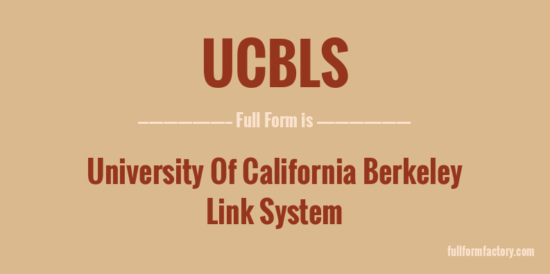 ucbls-full-form