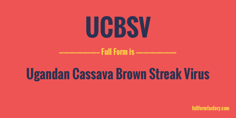 ucbsv-full-form