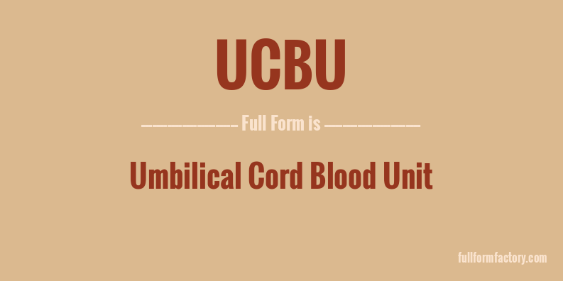 ucbu-full-form