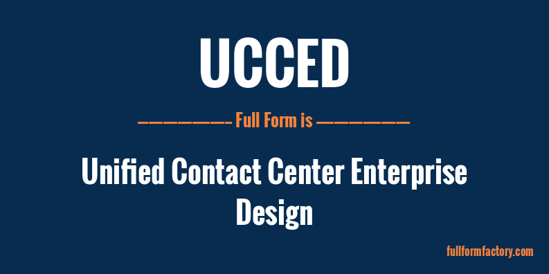 ucced-full-form