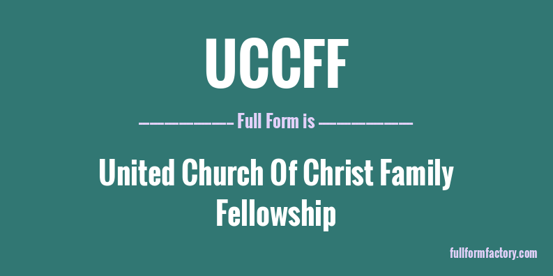 uccff-full-form