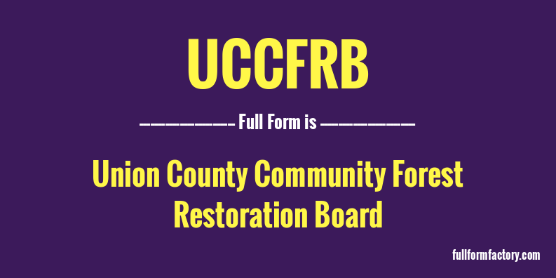 uccfrb-full-form