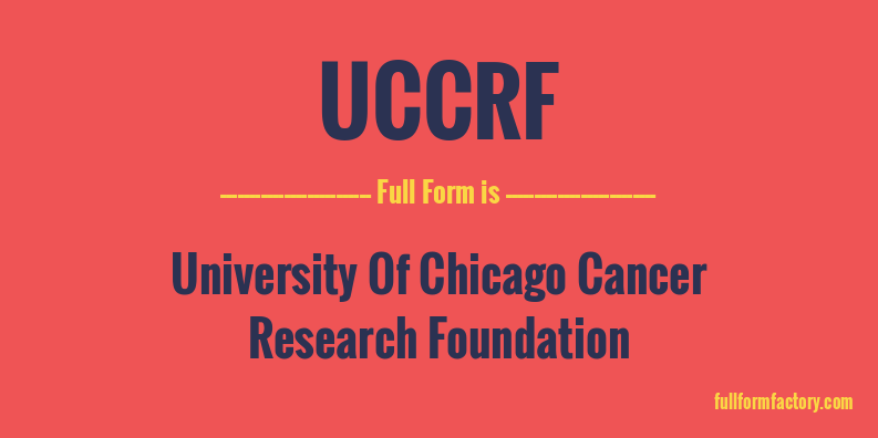 uccrf-full-form