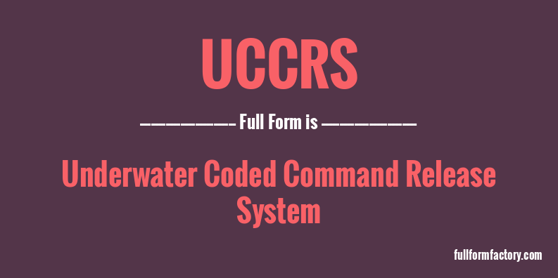uccrs-full-form