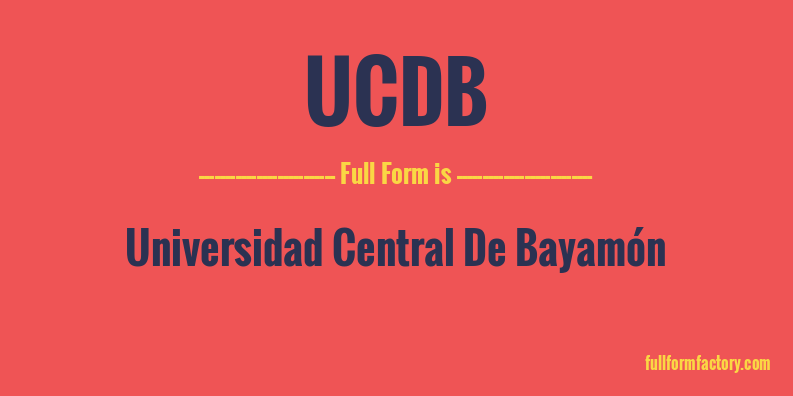 ucdb-full-form