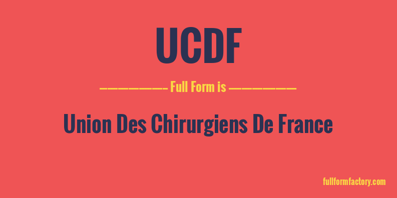 ucdf-full-form