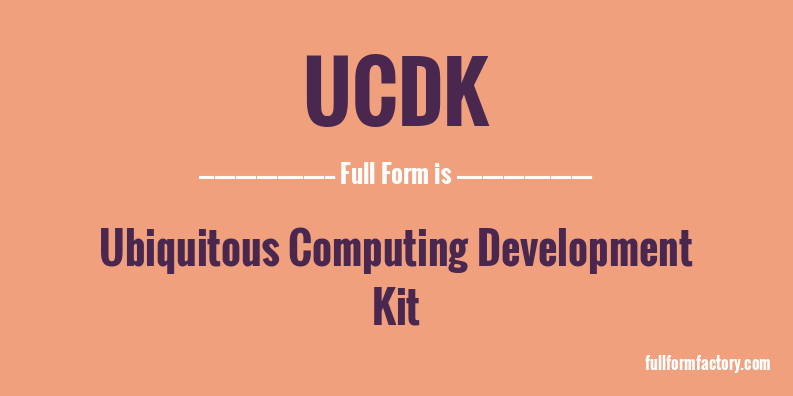 ucdk-full-form