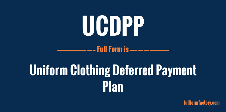 ucdpp-full-form