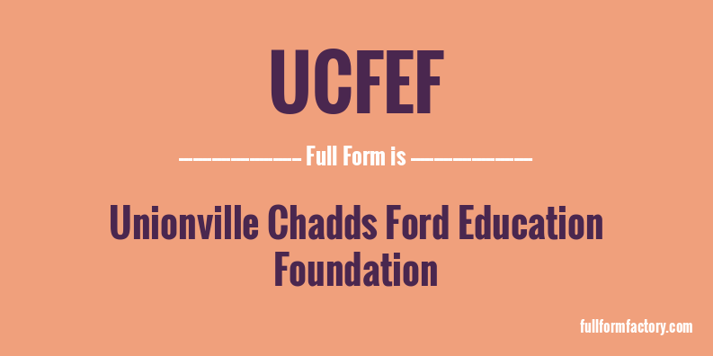 ucfef-full-form