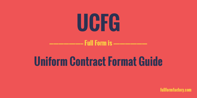 ucfg-full-form