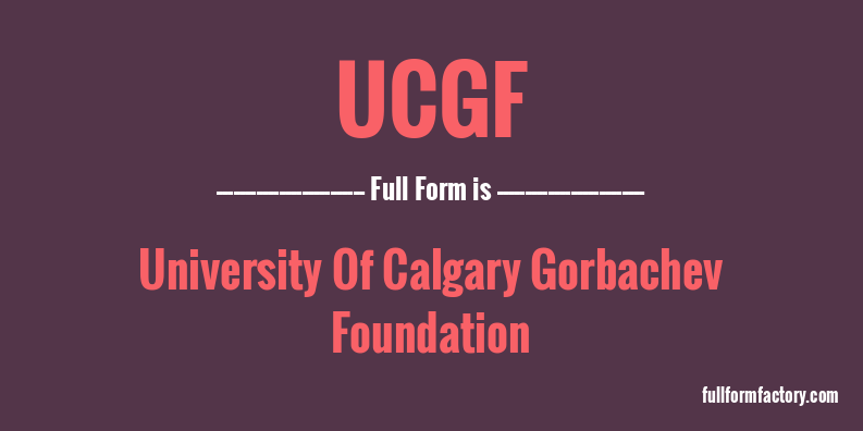 ucgf-full-form