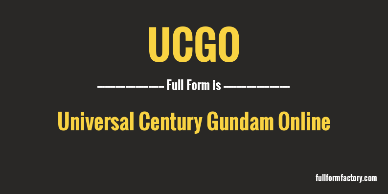 ucgo-full-form
