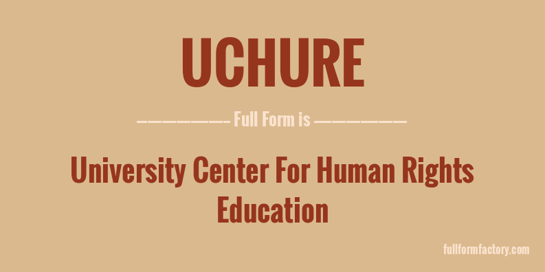 uchure-full-form
