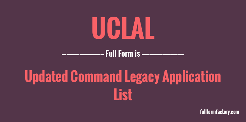 uclal-full-form