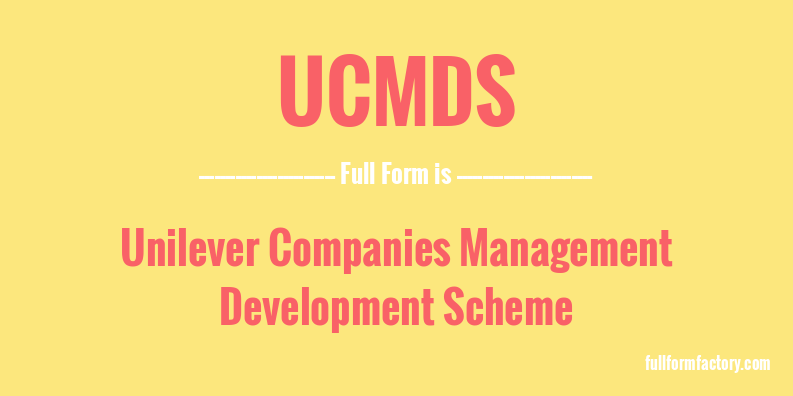 ucmds-full-form