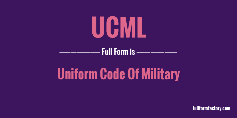 ucml-full-form