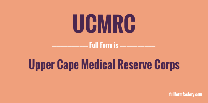 ucmrc-full-form