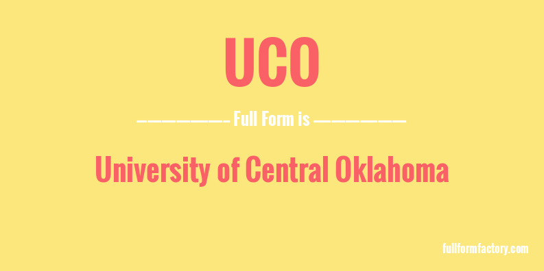 uco-full-form