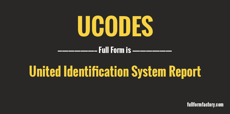 ucodes-full-form