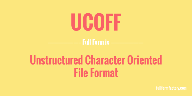 ucoff-full-form