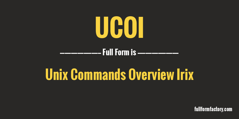 ucoi-full-form