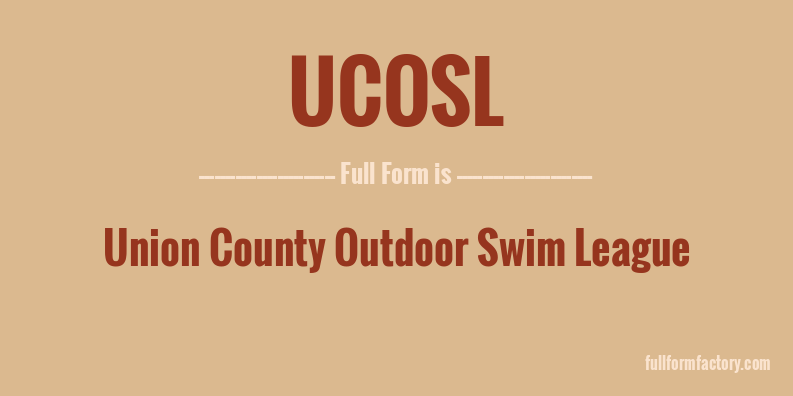 ucosl-full-form