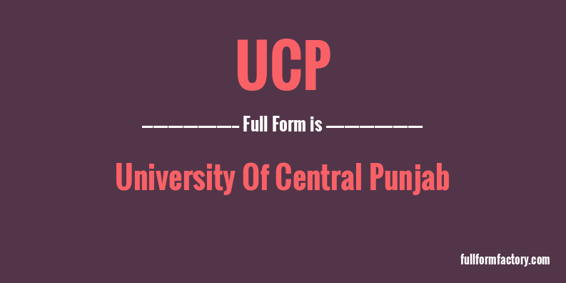 ucp-full-form