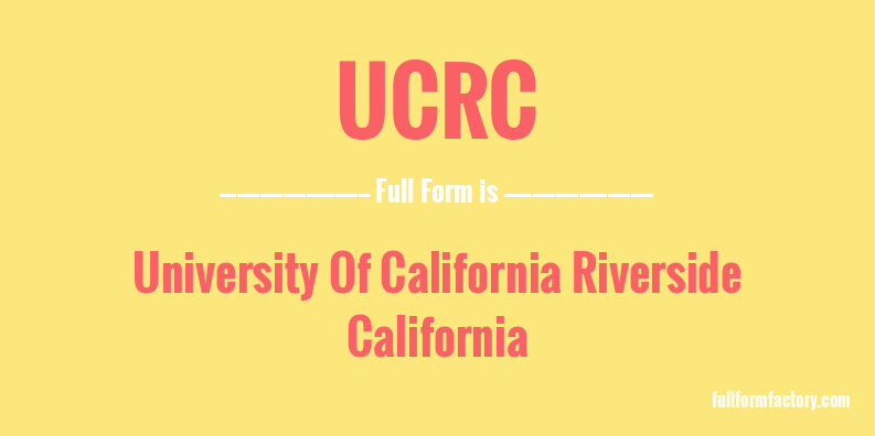 ucrc-full-form