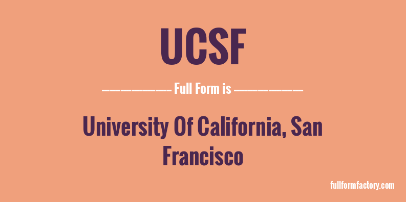 ucsf-full-form