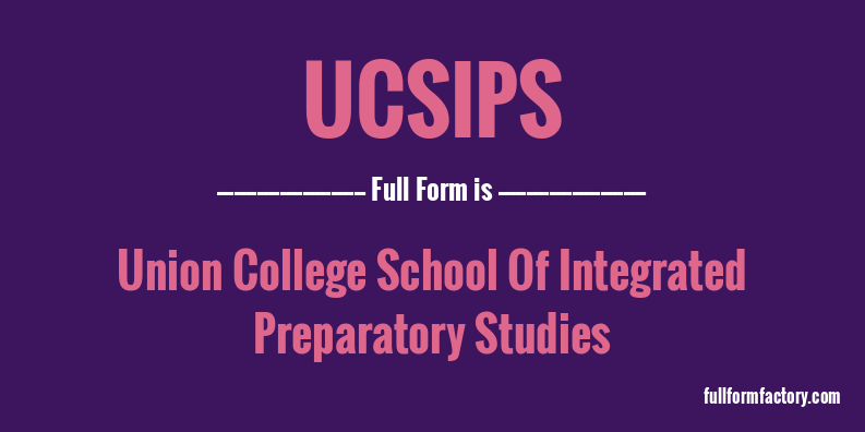 ucsips-full-form