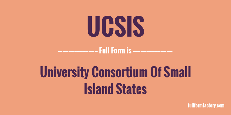 ucsis-full-form