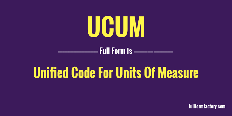 ucum-full-form