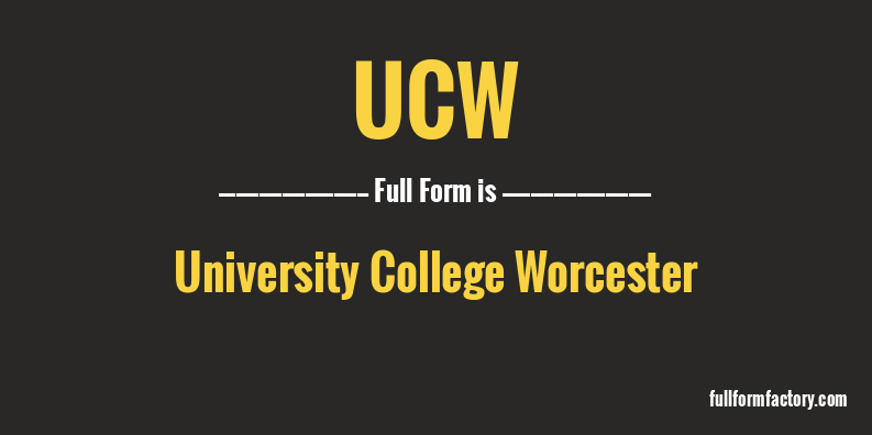 ucw-full-form