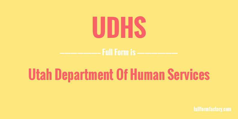 udhs-full-form