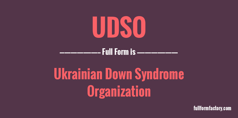 udso-full-form