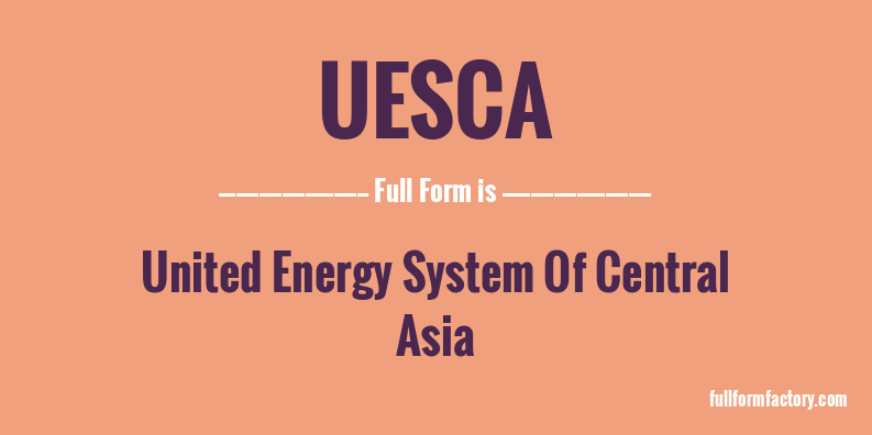 uesca-full-form