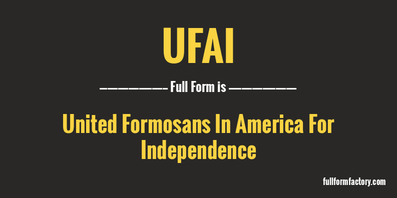 ufai-full-form