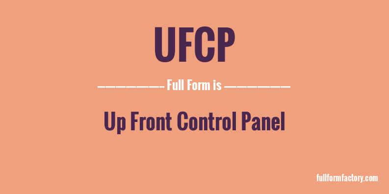 ufcp-full-form