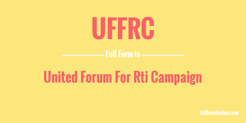 uffrc-full-form